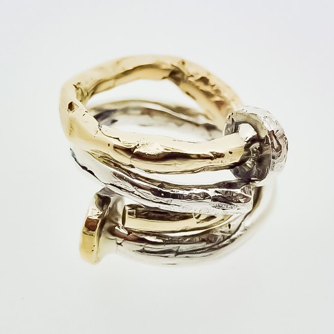 Anello chiodo bronzo - immagine 4