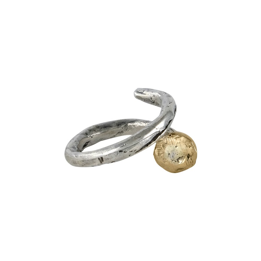 Anello chiodo argento - immagine 2