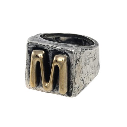 Anello lettera big