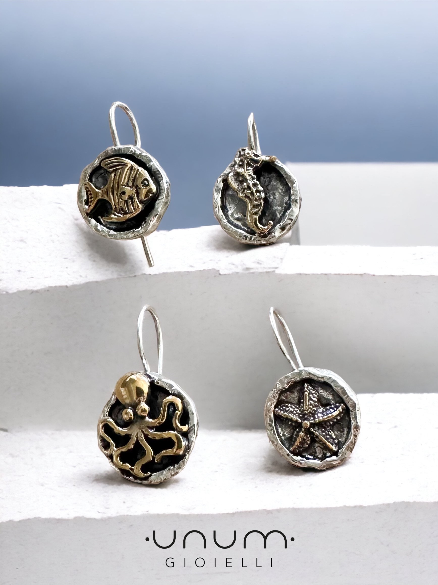 Orecchini tappo pendenti